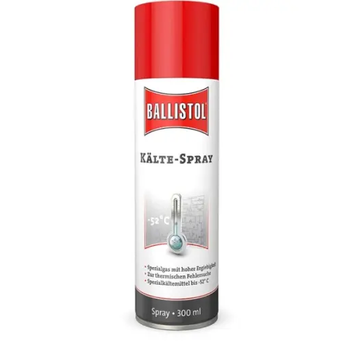 Mrazící sprej pro okamžité zchlazení povrchů a dílů při odstraňování závad elektrických součástek v důsledku tepelného přetížení, testování termostatů, tepelných čidel apod.